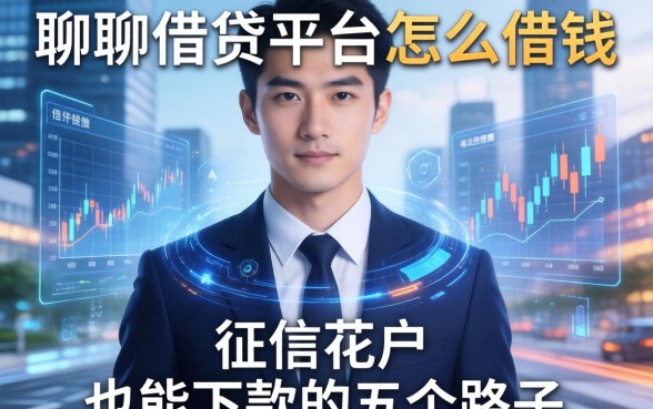 聊聊借贷平台怎么借钱：征信花户也能下款的五个路子