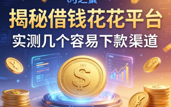 揭秘借钱花花平台：实测几个容易下款的渠道