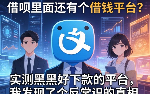 借呗里面还有个借钱平台？实测黑户好下款的平台，我发现了个反常识的真相