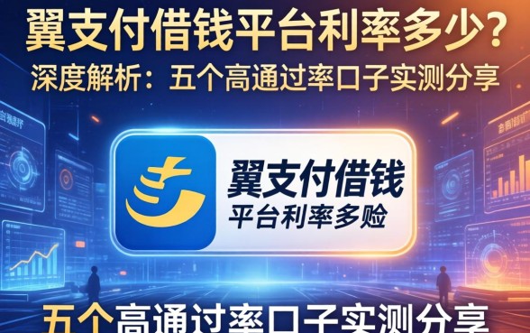翼支付借钱平台利率多少？深度解析与五个高通过率口子实测分享