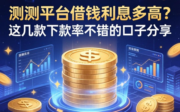 实测平台借钱利息多高？这几款下款率不错的口子分享