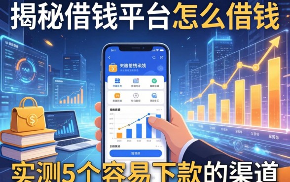 揭秘在借钱平台怎么借钱的：实测5个容易下款的渠道
