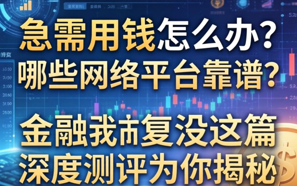 急需用钱怎么办？哪些网络平台靠谱？这篇深度测评为你揭秘