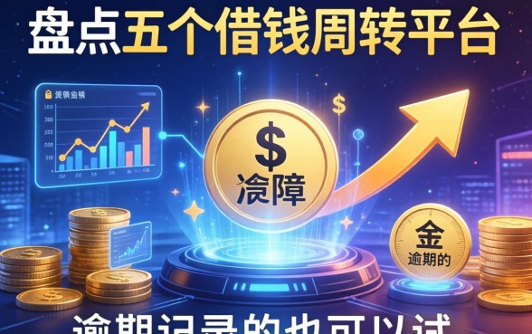 盘点五个借钱周转平台q，有逾期记录的也可以试