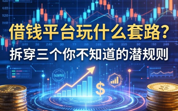 借钱平台玩什么套路？拆穿三个你不知道的潜规则