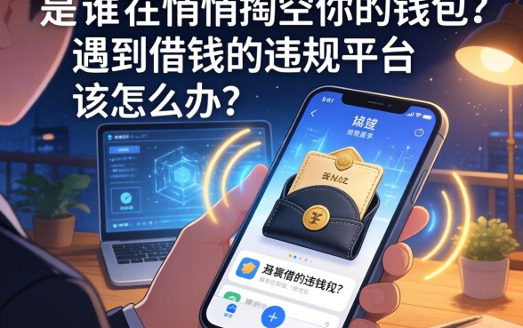 深夜手机震动不断，是谁在悄悄掏空你的钱包？遇到借钱的违规平台该怎么办？