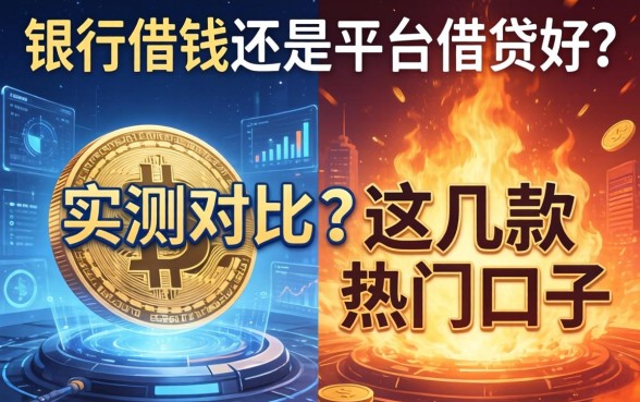银行借钱还是平台借钱好？实测对比这几款热门口子