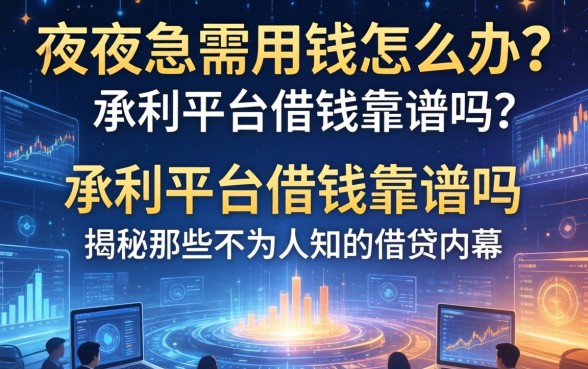 深夜急需用钱怎么办？承利平台借钱靠谱吗？揭秘那些不为人知的借贷内幕