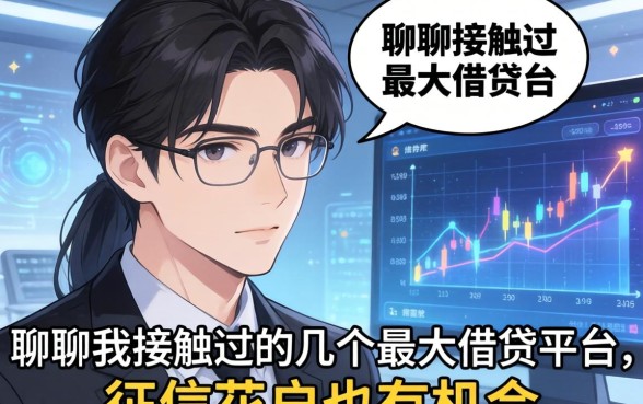 聊聊我接触过的几个最大借钱平台，征信花户也有机会