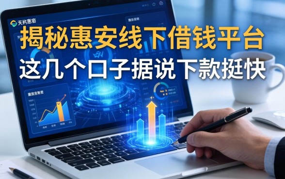 揭秘惠安线下借钱平台：这几个口子据说下款挺快