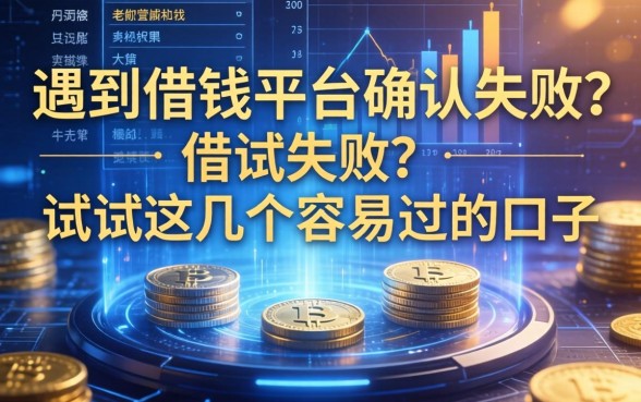 遇到借钱平台确认失败？试试这几个容易过的口子