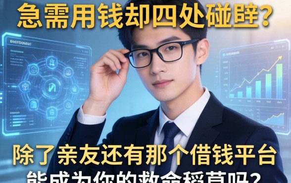 急需用钱却四处碰壁？除了亲友还有那个借钱平台能成为你的救命稻草吗？
