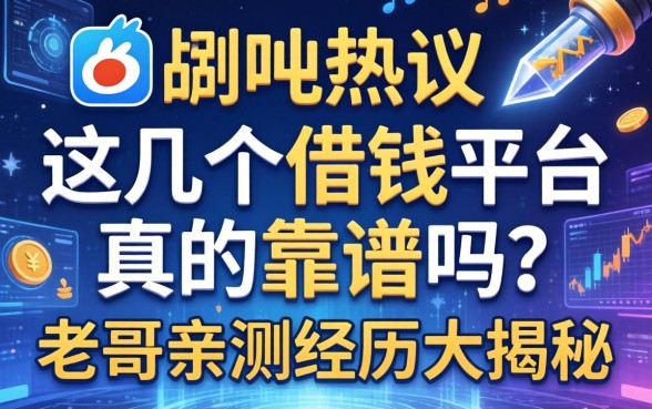 贴吧热议：这几个借钱平台真的靠谱吗？老哥亲测经历大揭秘
