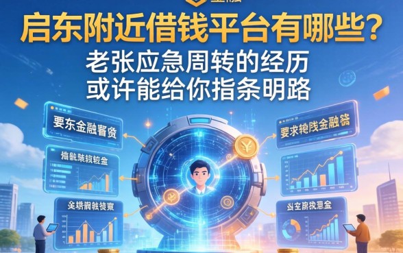 启东附近借钱平台有哪些？老张应急周转的经历或许能给你指条明路