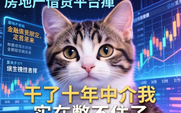 房产借钱平台里的猫腻，干了十年中介我实在憋不住了
