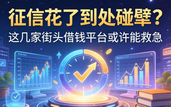 征信花了到处碰壁？这几家街头借钱平台或许能救急