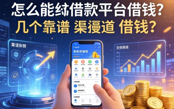 怎么能通过借款平台借钱？整理了几个靠谱的渠道