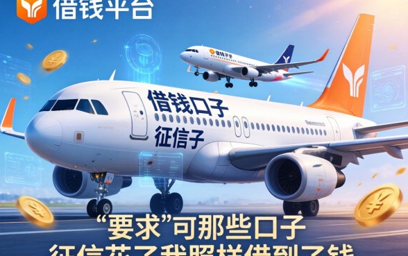 借钱平台飞机广告里的那些口子，征信花了我照样借到了钱