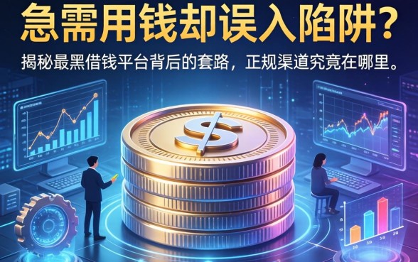 急需用钱却误入陷阱？揭秘最黑借钱平台背后的套路，正规渠道究竟在哪里？