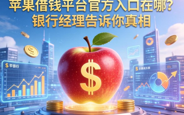 苹果借钱平台官方入口在哪？银行经理告诉你真相
