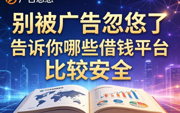 别被广告忽悠了，告诉你哪些借钱平台比较安全