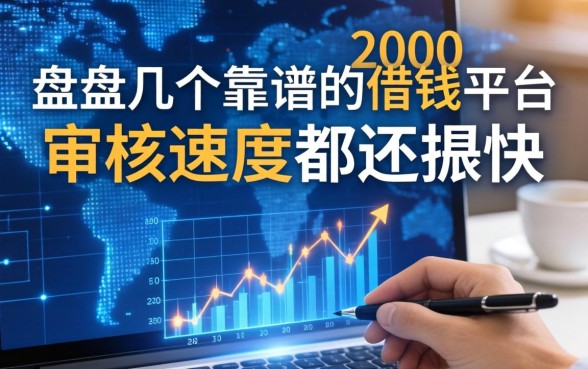 盘点几个靠谱的2000的借钱平台，审核速度都还挺快