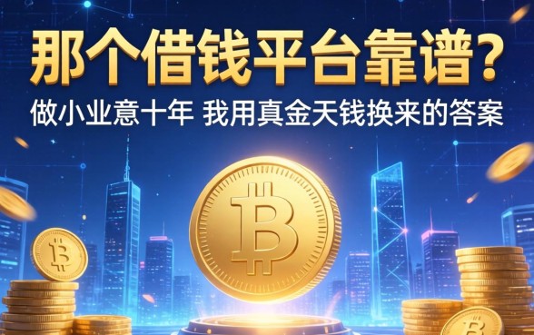 那个借钱平台靠谱？做小生意十年，我用真金白银换来的答案