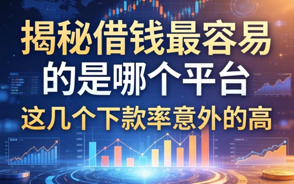 揭秘借钱最容易的是哪个平台，这几个下款率意外的高