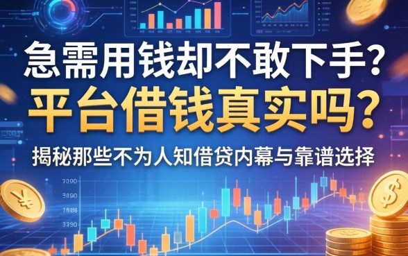 急需用钱却不敢下手？平台借钱真实吗？揭秘那些不为人知的借贷内幕与靠谱选择