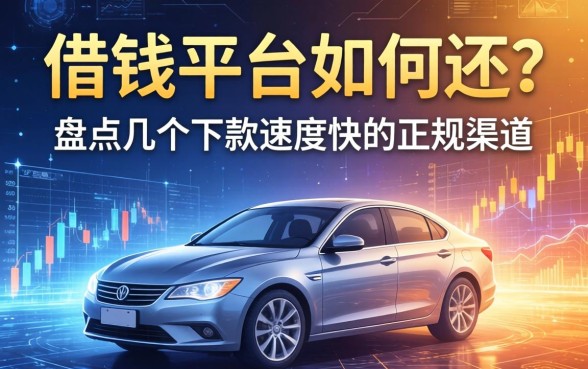 借钱平台如何还？盘点几个下款速度快的正规渠道