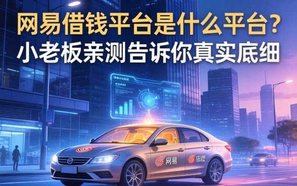 网易借钱平台是什么平台？小老板亲测告诉你真实底细