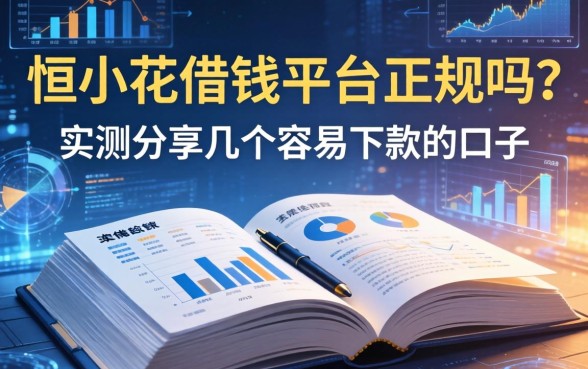 恒小花借钱平台正规吗？实测分享几个容易下款的口子