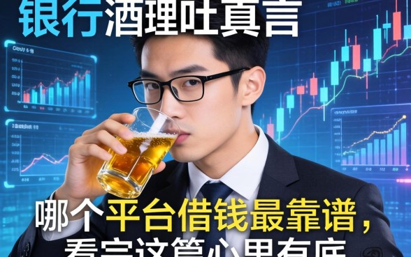 银行经理酒后吐真言：哪个平台借钱最靠谱，看完这篇心里有底