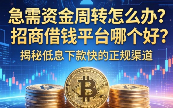 急需资金周转怎么办？招商借钱平台哪个好？揭秘低息下款快的正规渠道