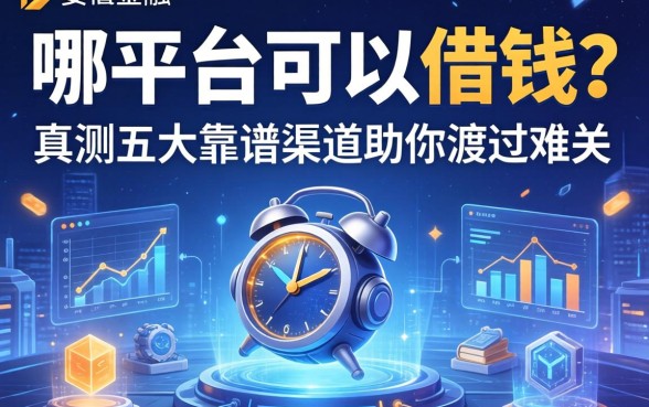 哪平台可以借钱？实测五大靠谱渠道助你渡过难关