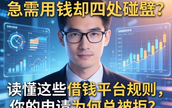 急需用钱却四处碰壁？读懂这些借钱平台规则，你的申请为何总被拒？