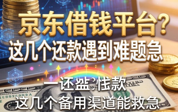 京东借钱平台还款遇到难题？这几个备用渠道能救急