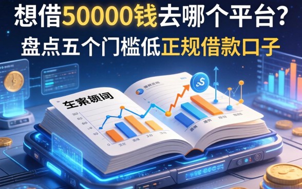 想借50000块钱去哪个平台？盘点五个门槛低的正规借款口子