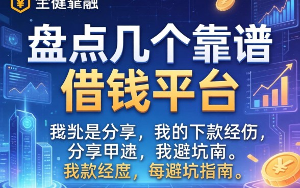 盘点几个靠谱的借钱平台，分享我的下款经历和避坑指南