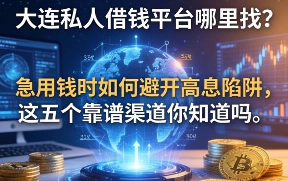 大连私人借钱平台哪里找？急用钱时如何避开高息陷阱，这五个靠谱渠道你知道吗？