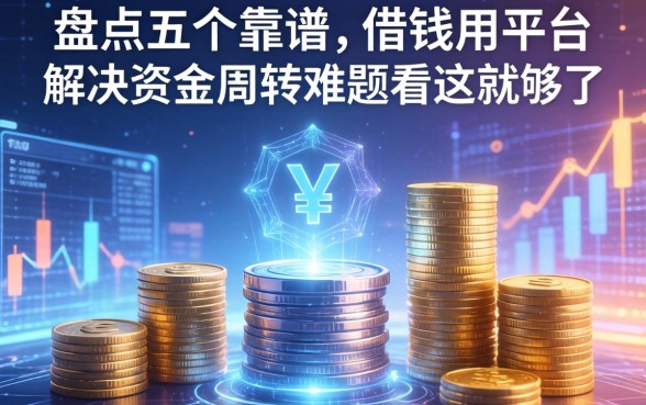 盘点五个靠谱的借钱用平台，解决资金周转难题看这就够了