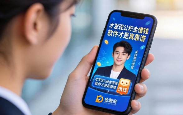 我看着手机里某明星代言的借钱广告，才发现公积金借钱软件才是真靠谱