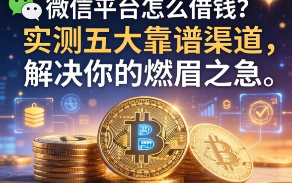 微信平台怎么借钱？实测五大靠谱渠道，解决你的燃眉之急