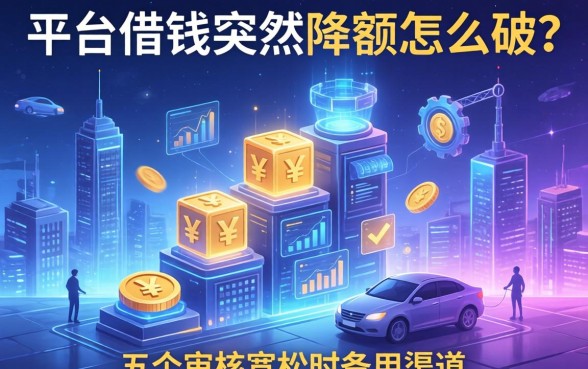 平台借钱突然降额怎么破？分享五个审核宽松的备用渠道