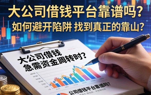 大公司借钱平台靠谱吗？急需资金周转时，如何避开陷阱找到真正的靠山？