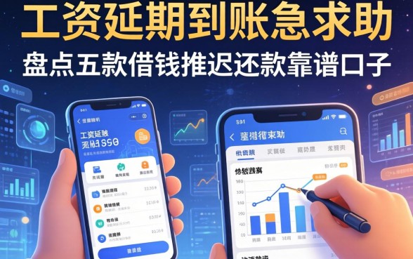工资延期到账急求助，盘点五款借钱推迟还款的靠谱口子