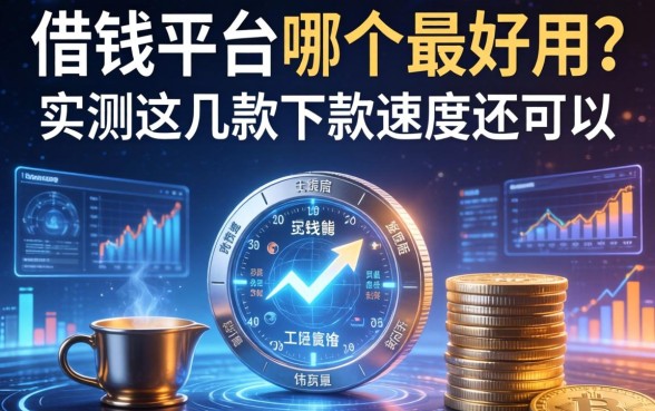 借钱平台哪个最好用？实测这几款下款速度还可以