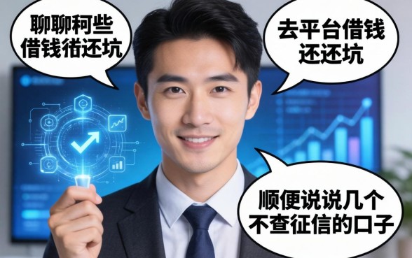 聊聊那些去平台借钱不还的坑，顺便说说几个不查征信的口子