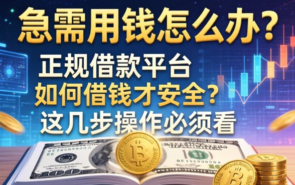 急需用钱怎么办？正规借款平台如何借钱才安全？这几步操作必须看