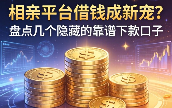 相亲平台借钱成新宠？盘点几个隐藏的靠谱下款口子